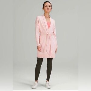 Lululemon Athletica Pink Cotton-Cashmere Knit Wrap